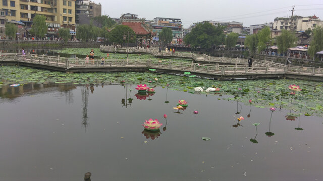 鸟瞰西湖