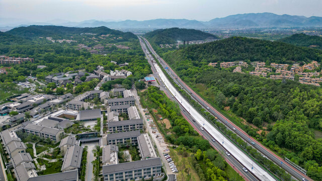 高速公路航拍