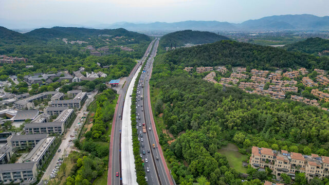 高速公路航拍