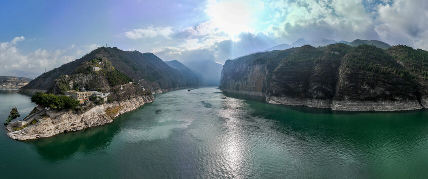 三峡山水风光长图