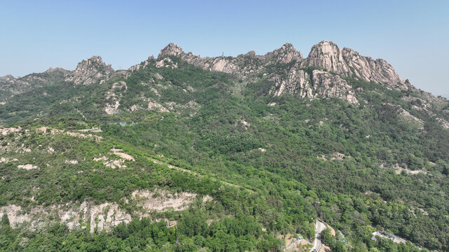 青岛浮山航拍