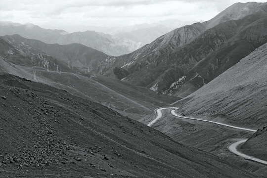 水墨祁连山