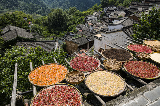 婺源篁岭村