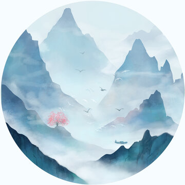 古風(fēng)山水畫
