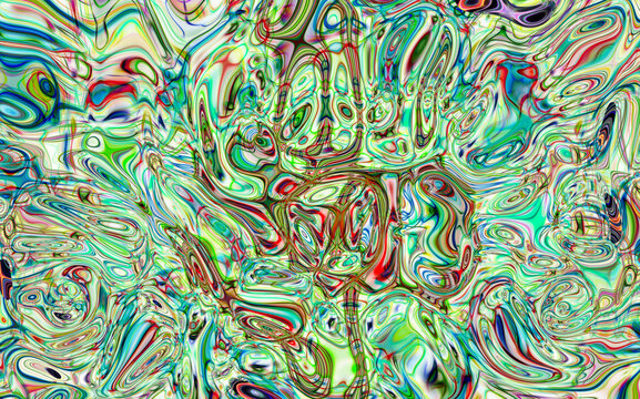 唯美夢(mèng)幻流體線條畫