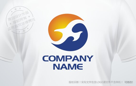 雄鹰展翅logo