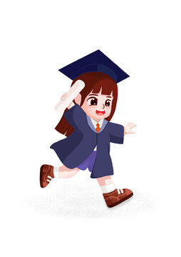 畢業(yè)季小女孩