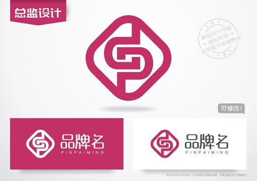 字母dp组合logo