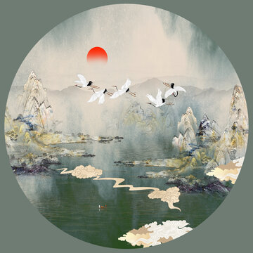 中式山水畫
