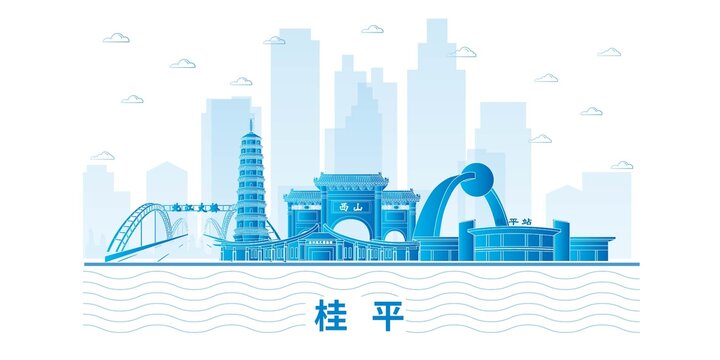 桂平市未来科技城市设计素材