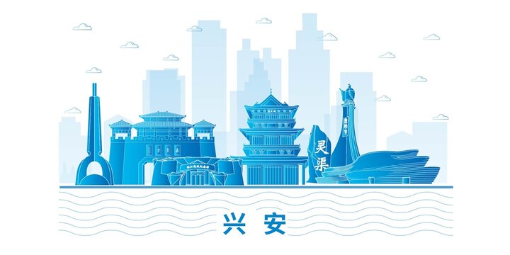兴安县未来科技城市设计素材