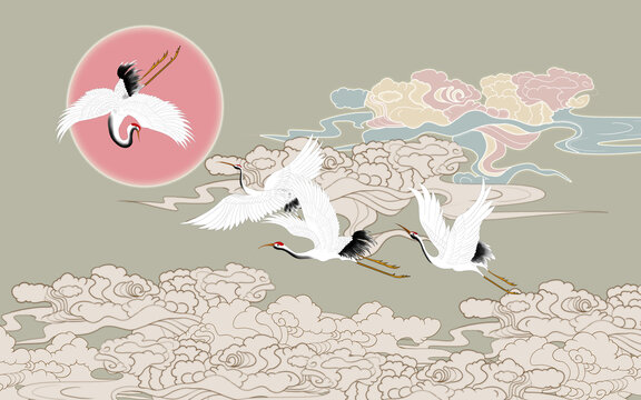 祥云裝飾畫