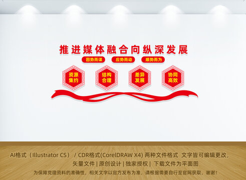 融媒體文化墻
