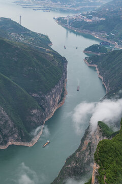 瞿塘峡风光