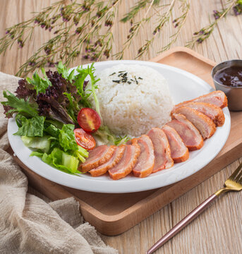 鸭胸肉饭