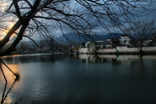 黄山水墨宏村