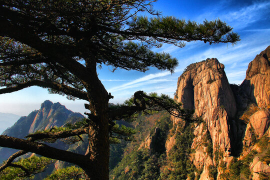 黄山群山风景