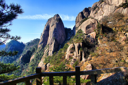 黄山群山壮美山河