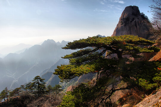 黄山群山壮美山河