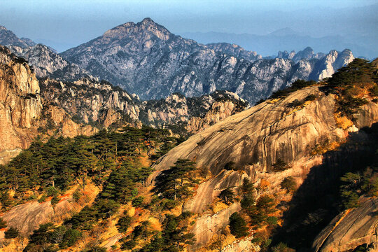 黄山山峰奇石