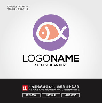 小鱼LOGO