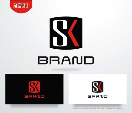 SK字母logo字母SK