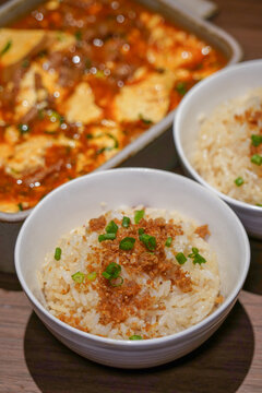 猪油拌饭简餐米饭美食