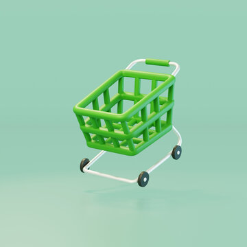 購物車子3D電商超市購物網(wǎng)購