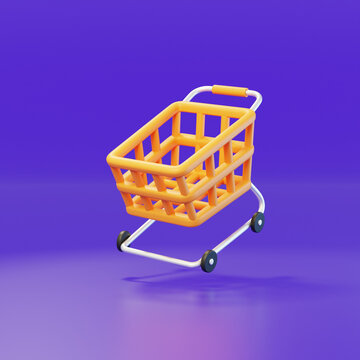 購物車子3D電商超市購物網(wǎng)購