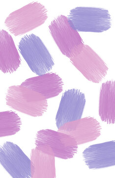 粉紫暖色调油漆笔触背景壁纸