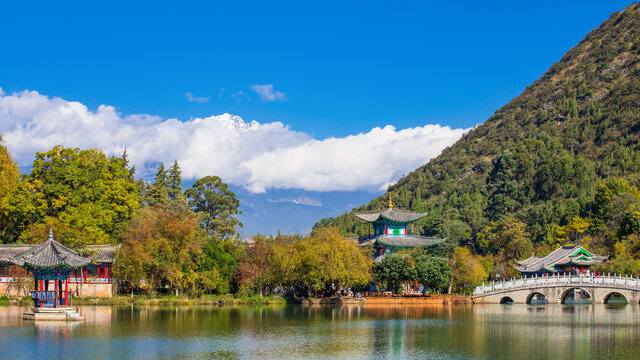 丽江古城玉泉公园5A级景区