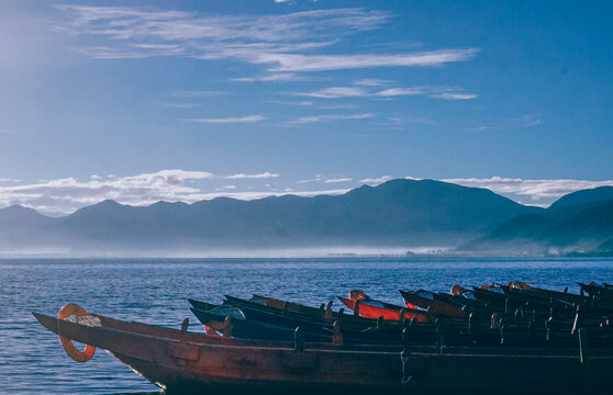 丽江泸沽湖风光