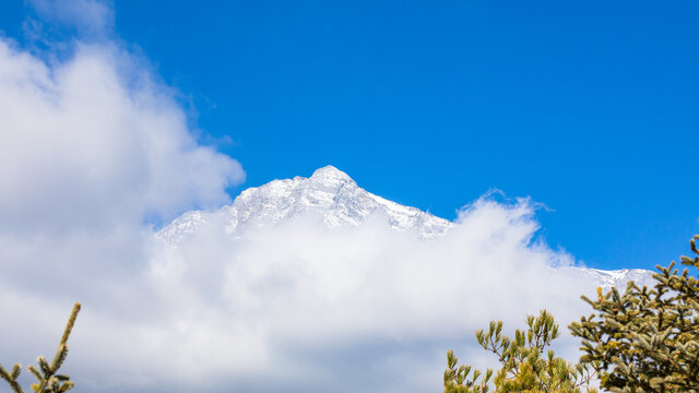 丽江玉龙雪山雪后风光