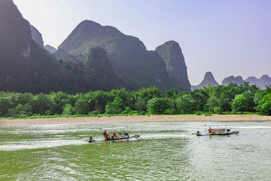 桂林漓江风景图