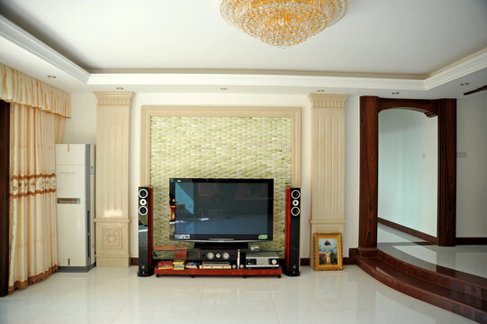 电视背景墙家居客厅石材装饰