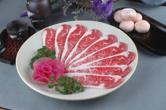 烤雪花牛肉