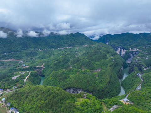 鹤峰屏山峡谷