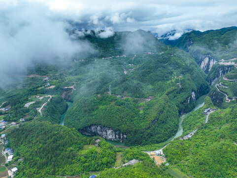 鹤峰屏山峡谷