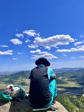 孤独的登山人