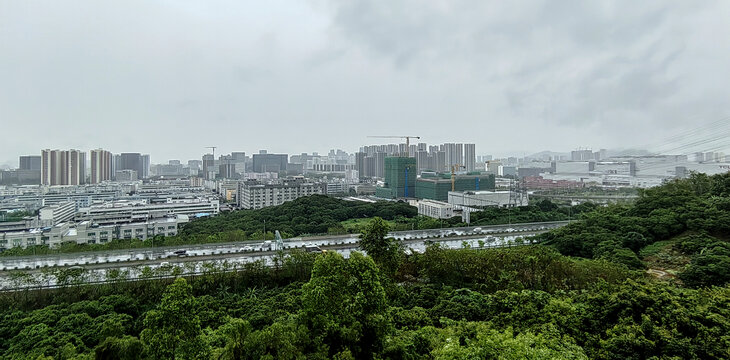 光明大雁山俯视