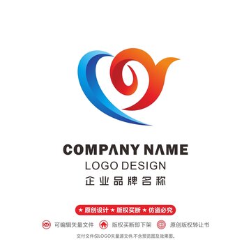 心logo飞鸟logo