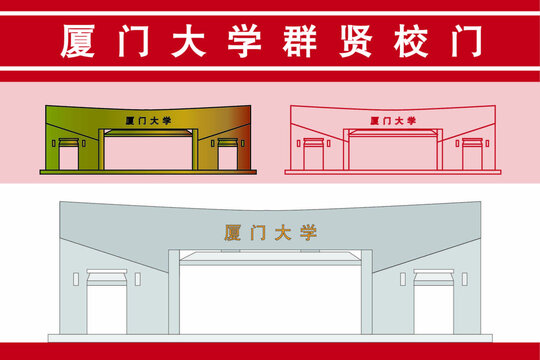 廈門大學(xué)群賢校門
