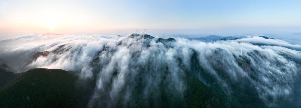 东白山景区云瀑