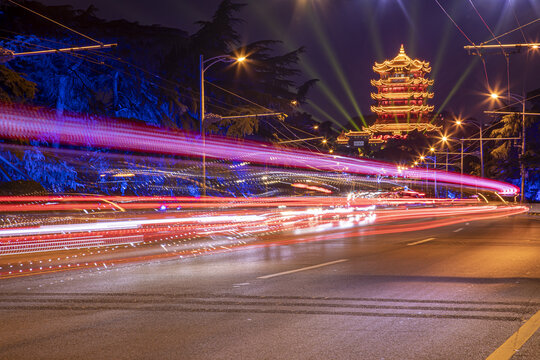 黄鹤楼夜景