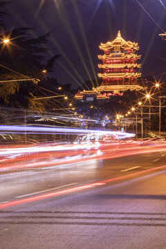 黄鹤楼夜景