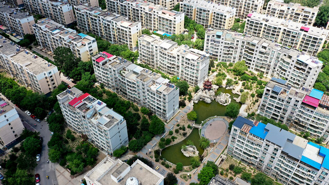 河北宣化夏日城市风貌