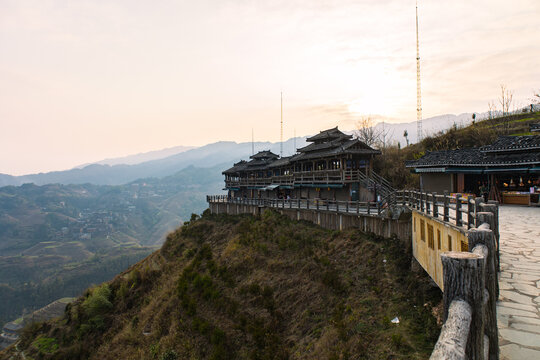 桂林龙胜县龙脊梯田