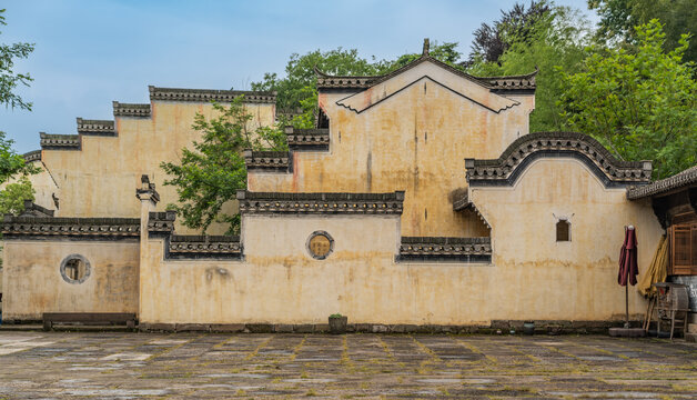 徽州呈坎古村落建筑风景