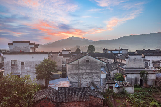 安徽呈坎古村落的风景