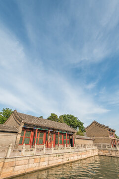 中国北京颐和园古代建筑